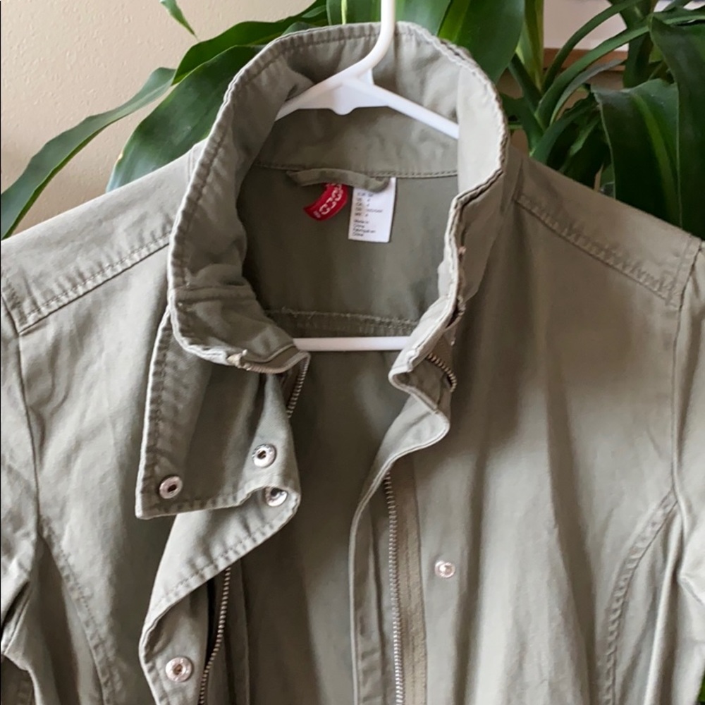 Green utility jacket - Picture 3 of 4